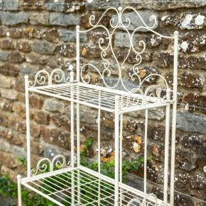 Blaisdon Distressed Cream Bakers Shelves