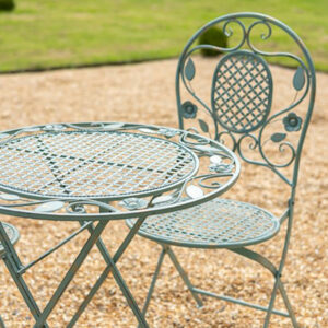 Distressed Blue Patio Set - Ascalon Chloe