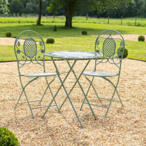 Distressed Blue Patio Set - Chloe by Ascalon