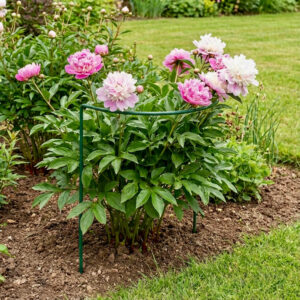 Green Plastic Coating Poppy Forge Curved Border Support