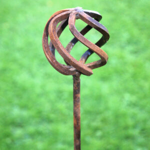 Large Cage Ball Plant Pins | 3 x 4ft or 5ft Garden Stakes