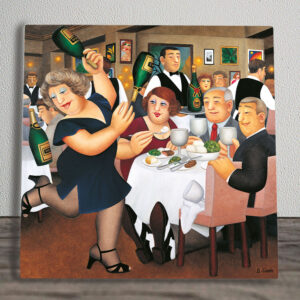 Dining Out Beryl Cook Tile