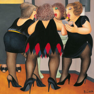 Getting Ready Beryl Cook | Licensed Printed Ceramic Tile