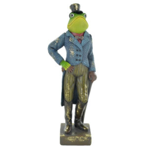 Gentleman Toad Sculpture | Dapper Gent Toad Statue