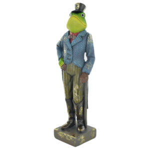 Dapper Toad Sculpture - Fantasy Decor