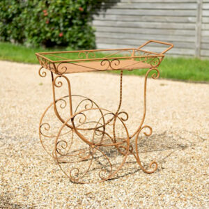 Ornate Plant Trolley | Traditional Decorative Plant Stand