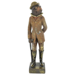 Gentleman Mole Sculpture - Dapper Gent Moley Statue