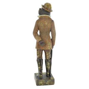 Gentleman Mole Sculpture - Rear