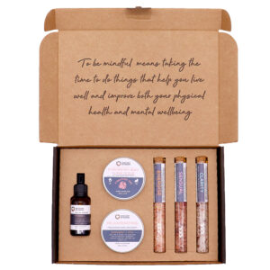 Serenity Self Care Kit | Bath Salts, Cream, Scrub & Serum
