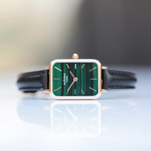Chic Engraved Female Watches - Pine Green