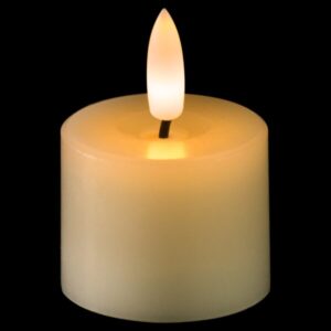 Set of Six Luxe Natural Glow LED Tealight Candles