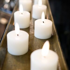 LED Tealight Candles | Set of Six Luxe Natural Glow