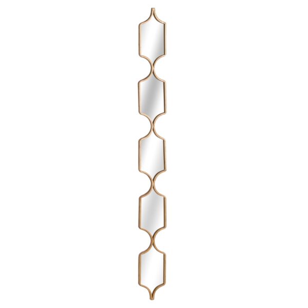 Golden Mirror Chains | Luxurious Square Mirror Pendants