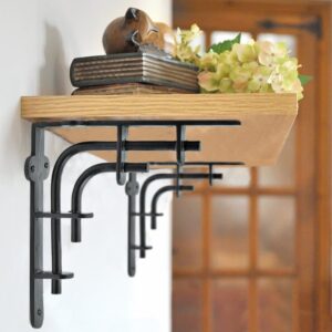 Contemporary Cast Iron Shelf Brackets | Avon Set of 2,3 or 4