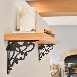 Cast Iron Goldsmith Shelf Brackets | Graceful & Strong
