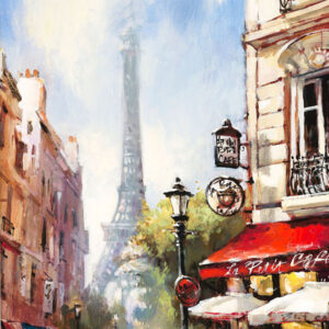 Parisian Ceramic Tile - Tour d'Eiffel by Brent Heighton