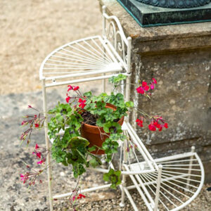 Set of Two Cream Etager Shelves - Blaisdon