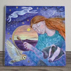 Drumming Avalon Dreams - Wendy Andrew Licensed Printed Tile