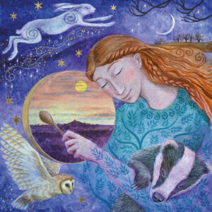 Drumming Avalon Dreams - Wendy Andrew Printed Tile