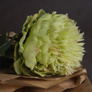 Faux Green Peony