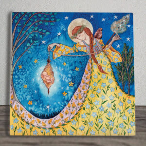 Goddess Frigg Birthing All by Wendy Andrew