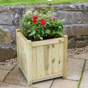 Medium Wooden Planter | Zest Traditional Medium Holywell