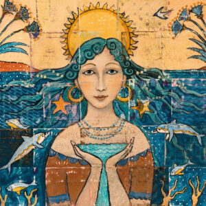 Mistress Of The Seas by Wendy Andrew - Printed Tile