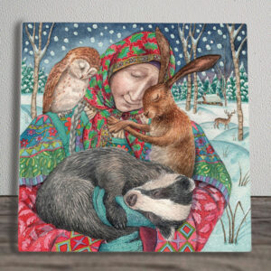 Wendy Andrew Magical Woodland Art - In The Arms of Grace