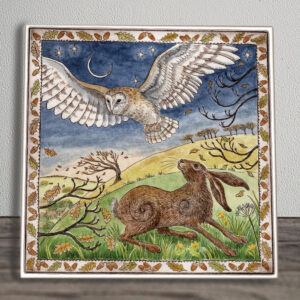 Woodland Winter Art - Wendy Andrew Licensed Printed Tile
