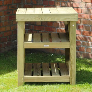 Garden Pizza Oven Table - Sides Down