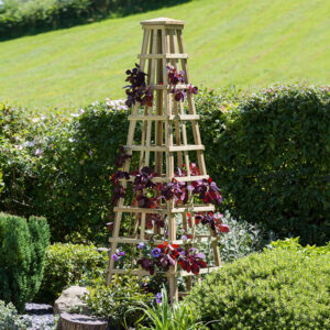 Snowdon Tall Wooden Obelisk by Zest
