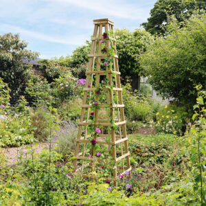 Tall Wooden Obelisk | Traditional 2M Zest Snowdon Obelisk