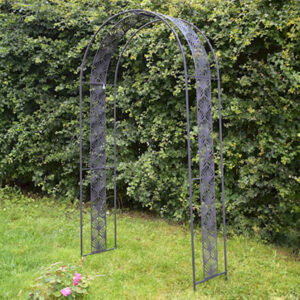 Art Deco Garden Arch - Umber Grey