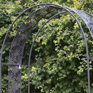 Art Deco Garden Arch in Umber Grey