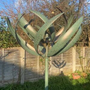 Graceful Verdigris Spinner - Fascinating Two Sail Burghley