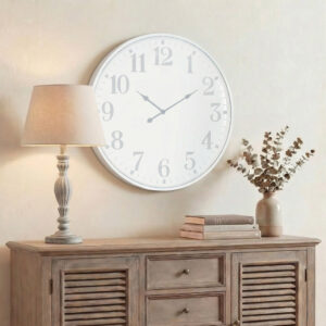 Grey Wooden Wash Lamp _ Hand-Carved Aegean & Linen Shade