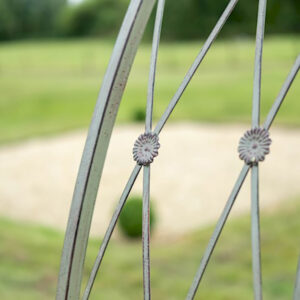 Mottled Sage Moon Gate Arch