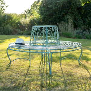 Green Tree Seat | French Style Elegant Loire 180° Bench