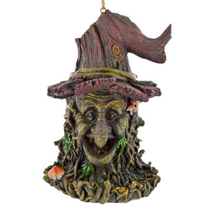 Tree Wizard Hanging Bird Feeder | Hericium Joyful Smile