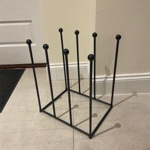 Four Pair Rectangle Boot Rack | Poppy Forge Quality Steel