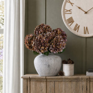 Faux Autumn Coffee Hydrangea Lifestyle