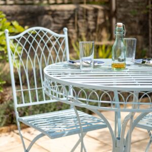 Hampton Powder Blue Bistro Set