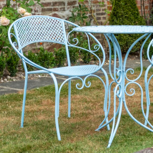 Pale Blue Patio Set - Aquitaine