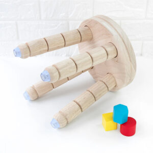 Rubber Feet on Kiddies Wooden Stool