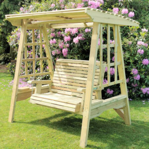 Antoinette Wooden Swing Bench for Two - Churnet Valley