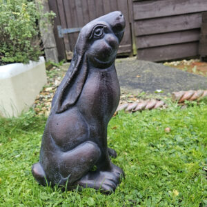 Moon Gazing Garden Hare in Cast Aluminium