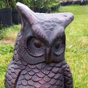 Owl Garden Sculpture | Cast Aluminium with Bronze Patina
