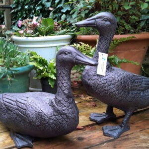 Pair of Ducks Garden Sculptures