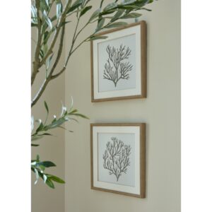 Coral Reef Artwork | Reef Coral Silhouettes Framed