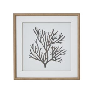 Coral Reef Artwork | Reef Coral Silhouette Framed